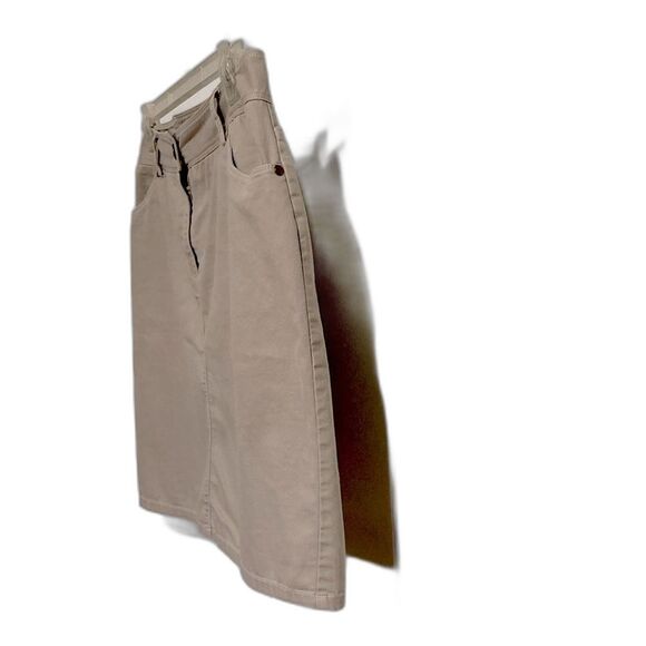 DRESSBARN Business Casual Work  Khaki Tan Skirt Womens Plus Size 16 - Picture 5 of 12